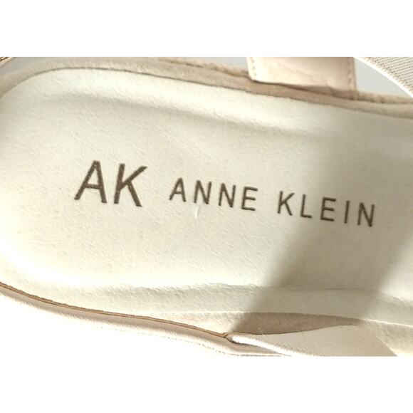 Anne Klein Natalia Sandals Women's Size 9.5M Espadrill Rhinestone Strappy - Picture 2 of 10